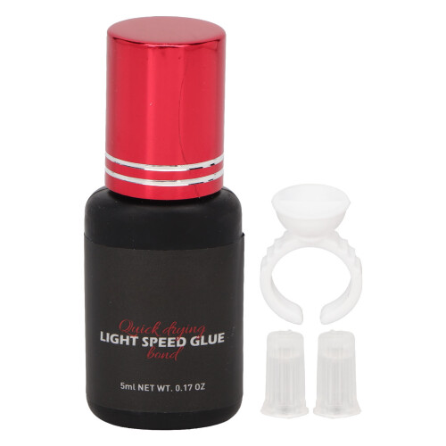 Wimperkleber Schnell-Trocknend Stark Kleber 5ml mit Halter