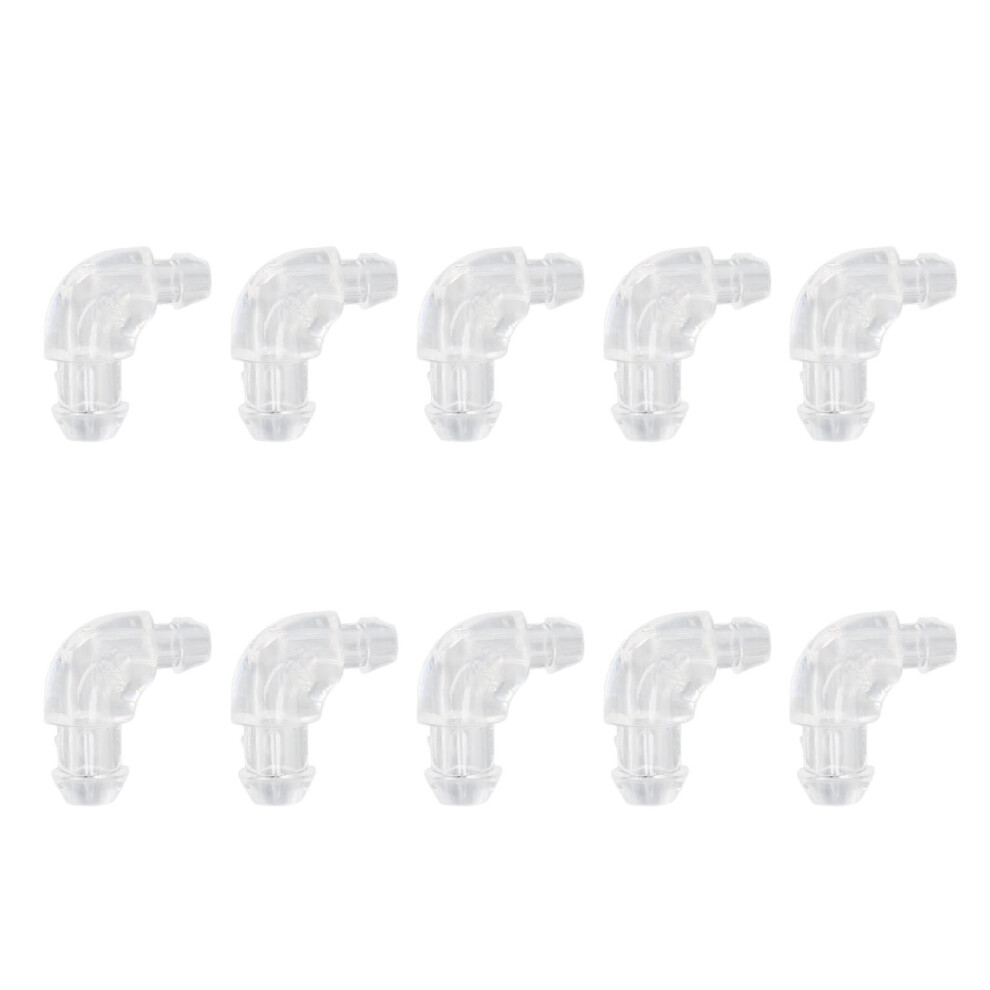 (For Resound) 10Pcs Bte Tubing Adaptor Clear Sound Connector For Resound 461605462868