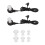 (Black) 2-Pin Hörgerät-Kabel mit Ohrstecker, Fleischfarbe 1