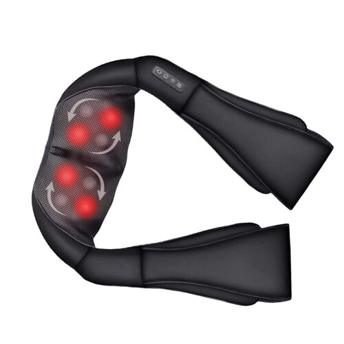 Electrical Neck Shoulder Massager U Shaped Heating Back Pillow 1