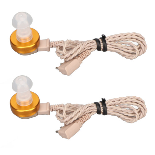 (Flesh Color) 2-Pin Hörgerät-Kabel mit Ohrstecker, Fleischfarbe 1