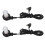 (Black) 2-Pin Hörgerät-Kabel mit Ohrstecker, Fleischfarbe 2
