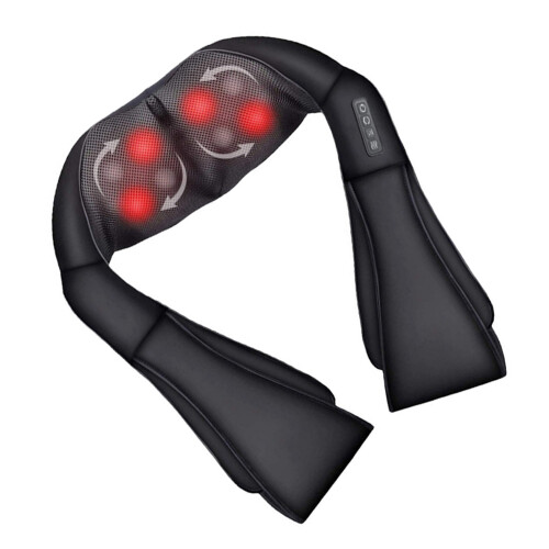 Electrical Neck Shoulder Massager U Shaped Heating Back Pillow 2
