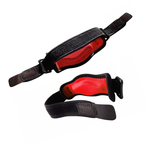 (Red) 2x Elbow Brace Compression Support Tennis Adjustable Red 2