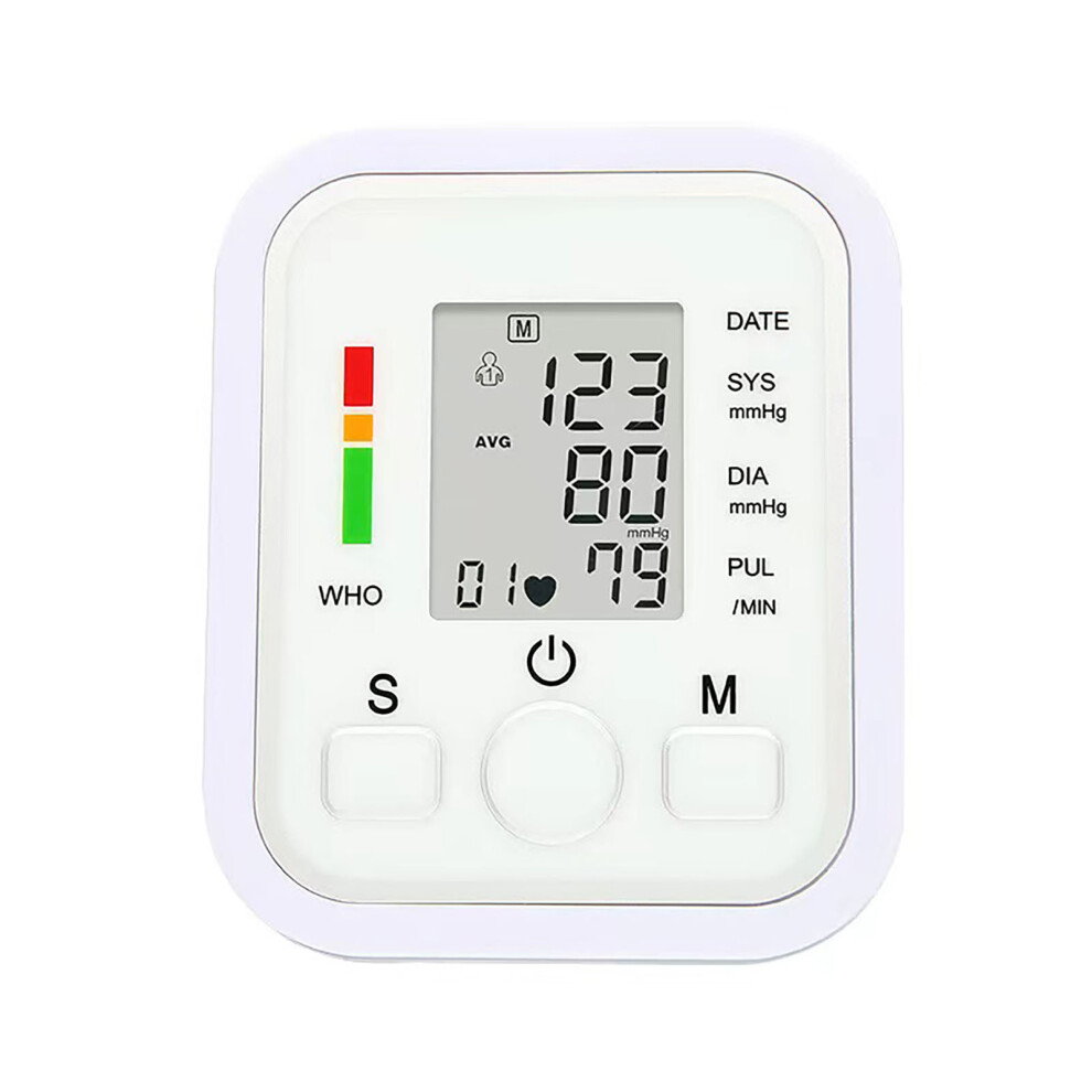 (English) Electronic Arm Blood Pressure Monitor with Backlight