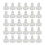 30pcs Sound Amplifier Earplug Holder Soft Replacement Siemens 1
