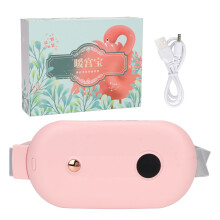 (Pink) Menstrual Verwarmde Riemen 3 Temperatures Wit