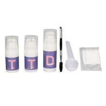 (Black Coffee) Augenbrauentönungs-Set Hochpigmentiert Wasserfest 10ml Braun
