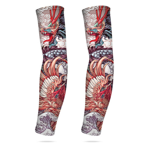 Cooling Ice Silk Arm Sleeves UPF50+ UV Protection