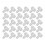 30pcs Sound Amplifier Earplug Holder Soft Replacement Siemens 5