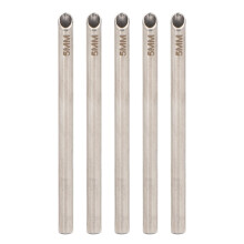 (0.2in) 5x hypoallergene Piercingnadeln mit Auffangbehältern 0,2 Zoll