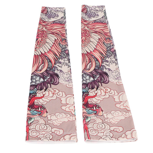 Cooling Ice Silk Arm Sleeves UPF50+ UV Protection 2