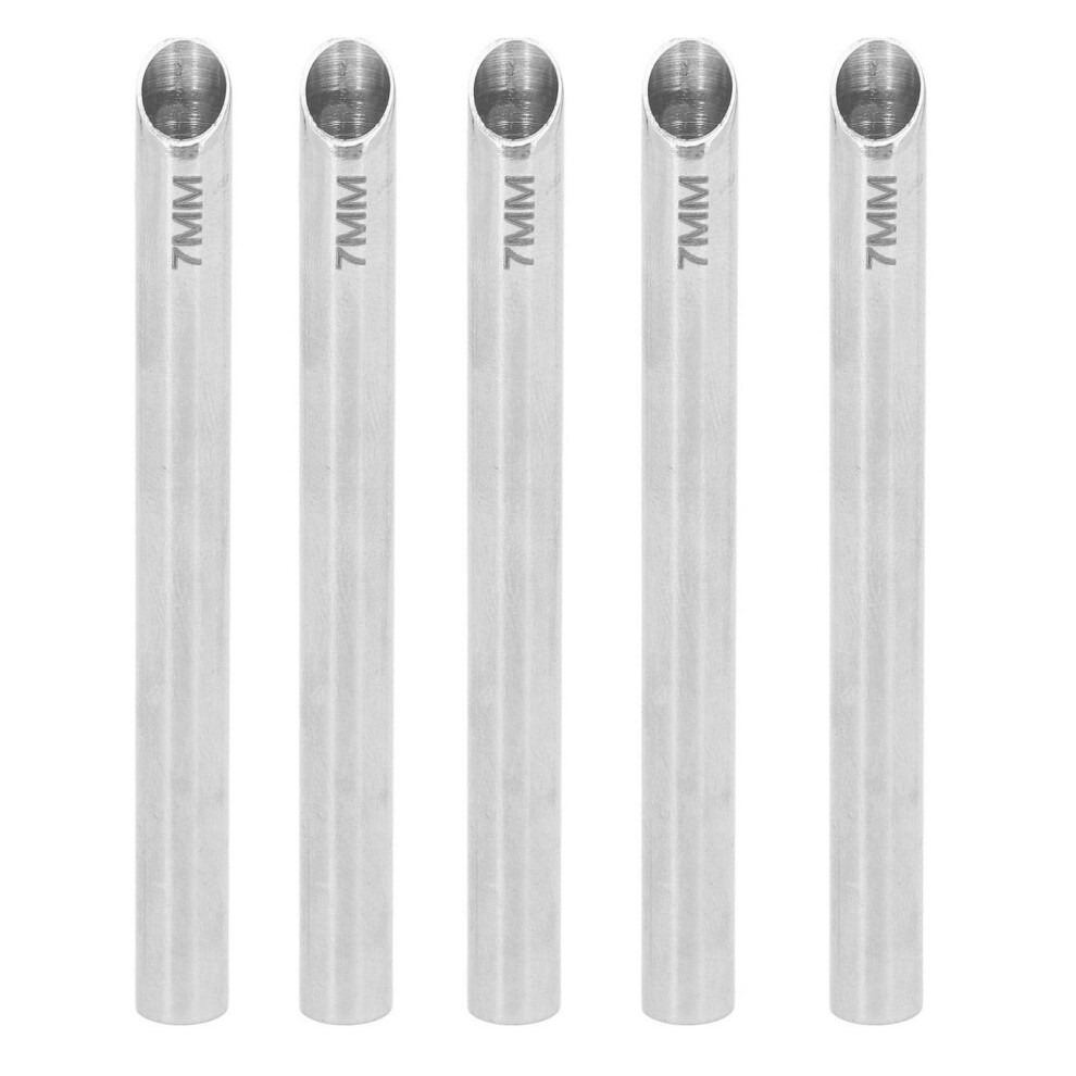 (0.3in) 5pcs Medical Grade Stainless Steel Receiving Tubes 0.4in