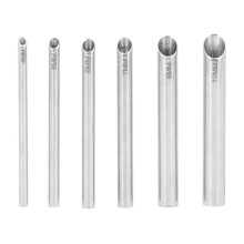 6x Edelstahl-Piercingnadeln 4-10mm