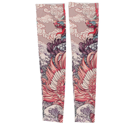 Cooling Ice Silk Arm Sleeves UPF50+ UV Protection 1