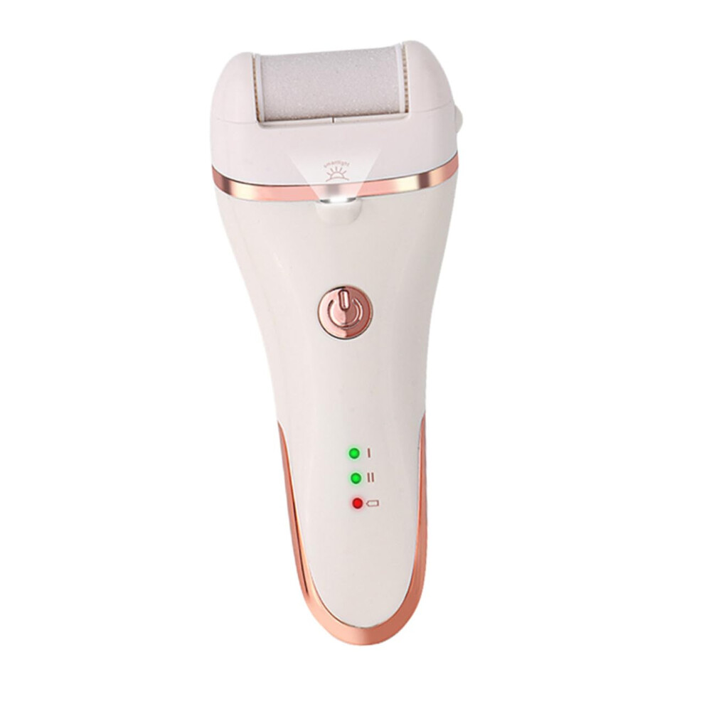 Electric Foot File Cordless Rechargeable Pedicure Tool For Calluses Cracked Heels Portable Feet Care Home And Salon
