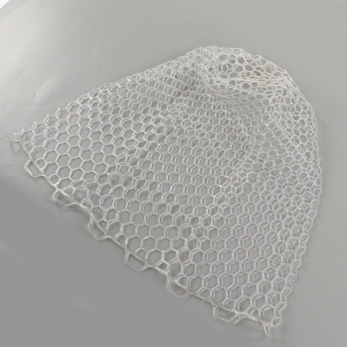 Portable Rubber Fishing Net 65cm Depth, Foldable & High Transparency 2