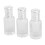 3x 10ml Glas-Sprayflaschen für Parfüm, wiederverwendbar 3
