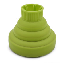 (Green) Silikon-Faltbarer Föhn-Diffusor Reise Schwarz