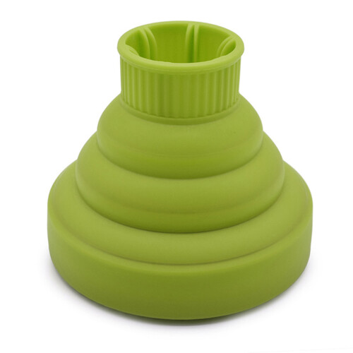 (Green) Silikon-Faltbarer Föhn-Diffusor Reise Schwarz