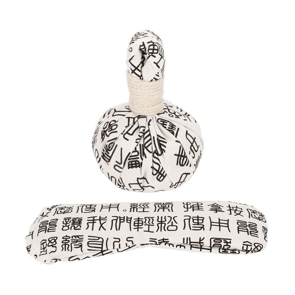 2pcs Moxibustion Warmth Ball Massage Wormwood Hot Compress