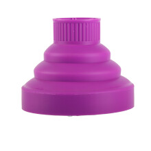(Purple) Silikon-Faltbarer Föhn-Diffusor Reise Schwarz