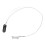(Monaural) Clipbeschermlanyard zwart 5
