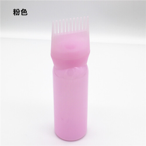Haarfärbeflasche mit Kamm & Creme (Weiß) 2