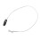 (Monaural) Clipbeschermlanyard zwart 3