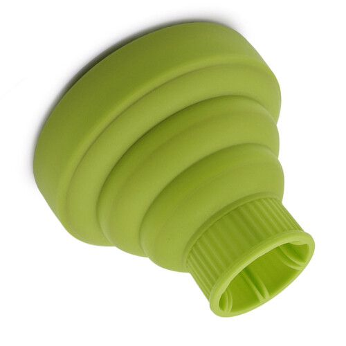 (Green) Silikon-Faltbarer Föhn-Diffusor Reise Schwarz 2