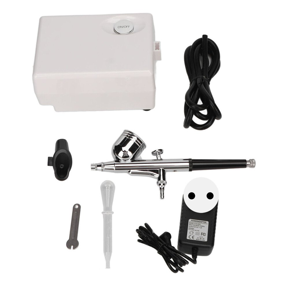 (EU Plug) Facial Oxygen Injector Fine Mist Handheld Sprayer 100-240V US