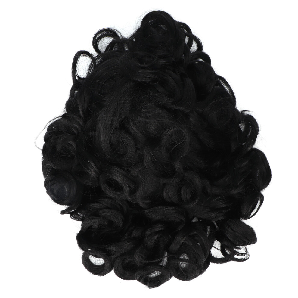 Short Curly Wig High Temp Synthetic False Hair Daily Party