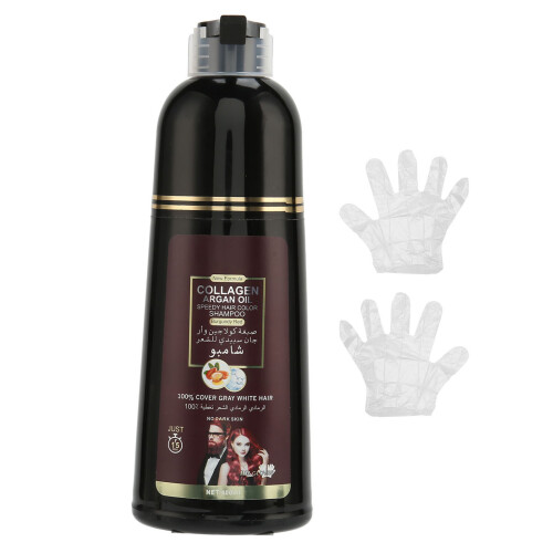 Haarfarbe Shampoo Schnell Färben Nährend Weinrot 400ML