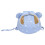 (Blue) Cotton Toddler Hat Adjustable Crash Protection Blue 1