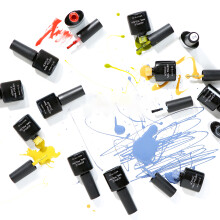 43Pcs Gel Nail Polish Kit 6 Colors Glitter Soak Off