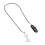 (Monaural) Sound Aid Lanyard Clip BTE Protector A675 Black 3