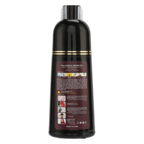 Haarfarbe Shampoo Schnell Färben Nährend Weinrot 400ML 1