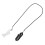 (Monaural) Sound Aid Lanyard Clip BTE Protector A675 Black 4