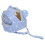 (Blue) Cotton Toddler Hat Adjustable Crash Protection Blue 4