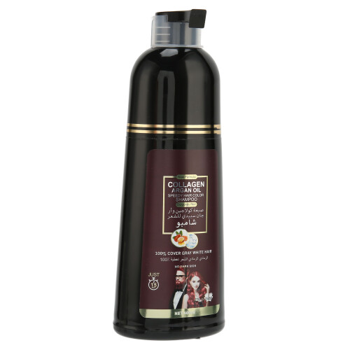 Haarfarbe Shampoo Schnell Färben Nährend Weinrot 400ML 2