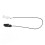(Monaural) Sound Aid Lanyard Clip BTE Protector A675 Black 2