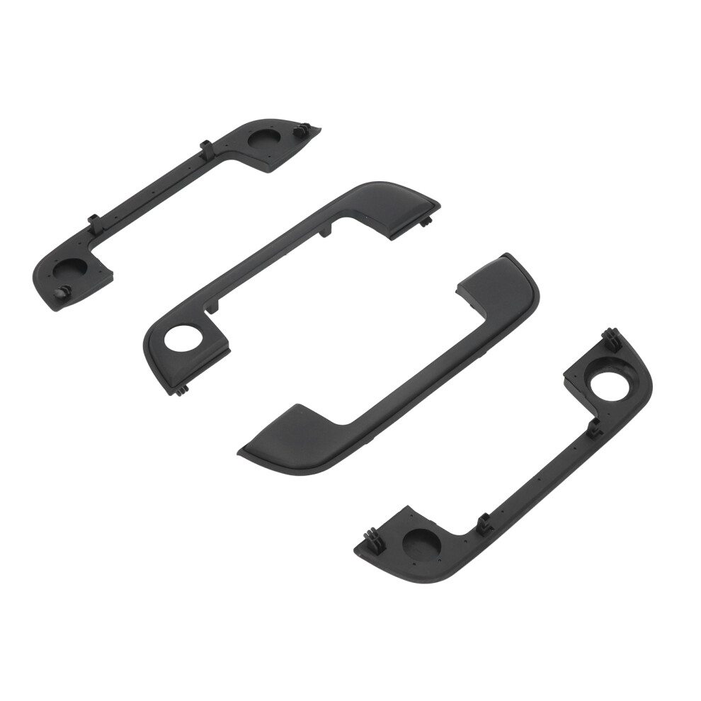 Car Door Handle Frame Cover Set For E36 E34 E32 Fits 1986-1999 Black 6901356747110