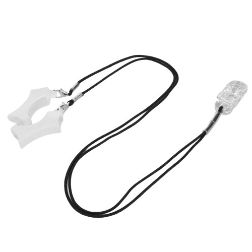 (Double Ear) Hörgerät-Schnur Transparent Schwarz Nylonkordel 2