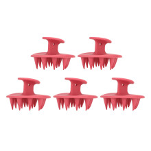 5Pcs Silicone Scalp Massager & Shampoo Brush