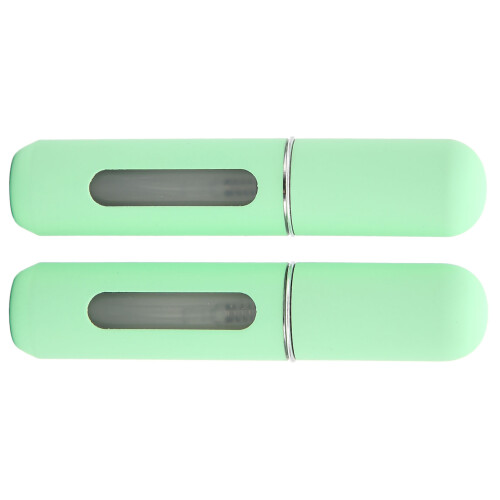 2x 5ml Parfüm-Sprayflasche grün 1