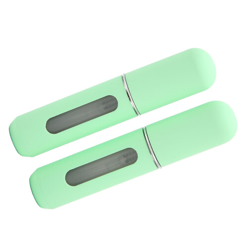 2x 5ml Parfüm-Sprayflasche grün 2