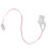(Double Ear) Roze Transparant Koord Dubbel Oor 5