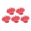 5Pcs Silicone Scalp Massager & Shampoo Brush 4