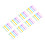 50Pcs Disposable Cosmetic Spatulas Frosted Tip Mixed 2