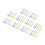 50Pcs Disposable Cosmetic Spatulas Frosted Tip Mixed 4